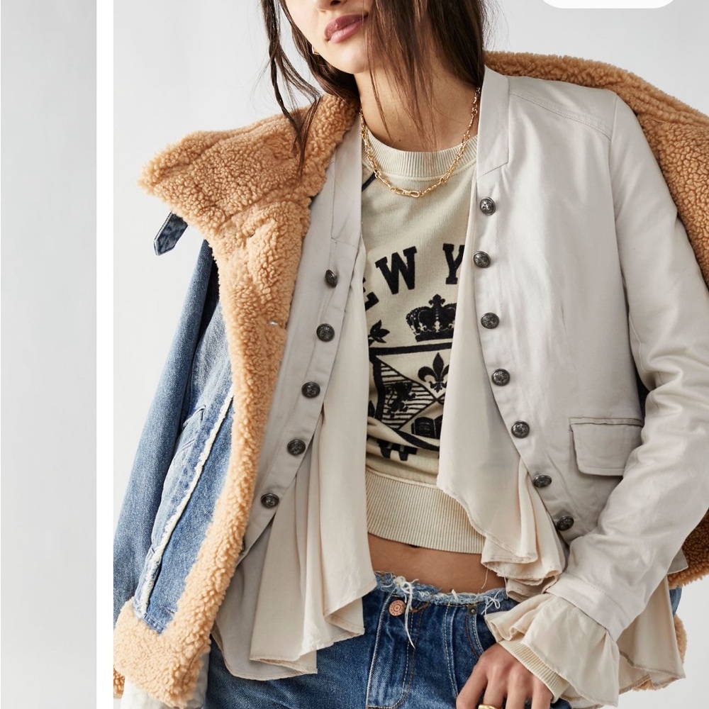 Free People Ruffles Romance Jacket - Picture 4 of 5